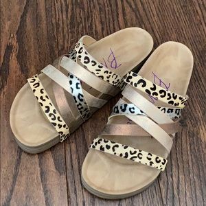 Blowfish Leopard Sandals